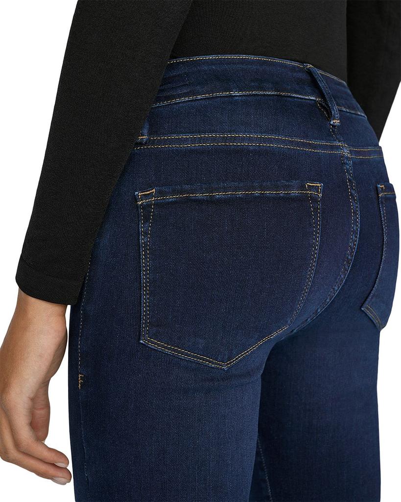 Le Cropped Mini High Rise Bootcut Jeans in Porter商品第4张图片规格展示