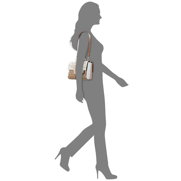 商品GUESS|Tori Small Signature Shoulder Bag,价格¥652,第2张图片详细描述