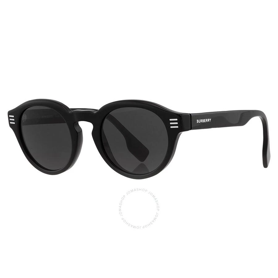 商品Burberry|Dark Grey Round Men's Sunglasses BE4404F 300187 50,价格¥1112,第3张图片详细描述