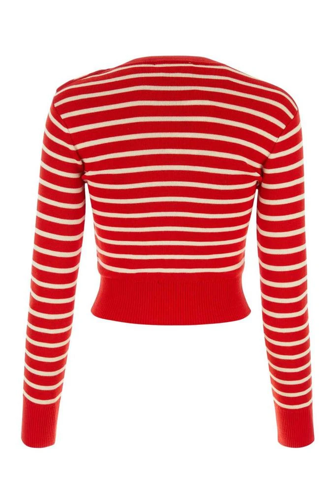 商品AMI|AMI Striped Crewneck Knit Jumper,价格¥1565,第2张图片详细描述