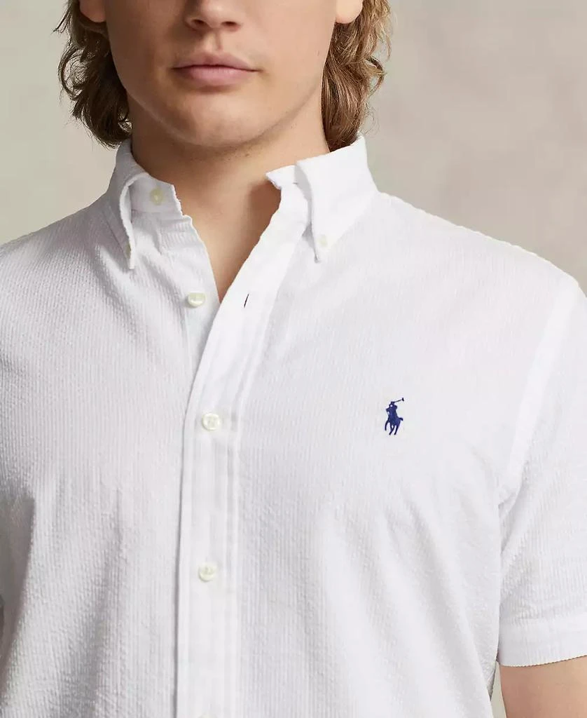 商品Ralph Lauren|Men's RL Prepster Classic-Fit Seersucker Shirt,价格¥953,第3张图片详细描述