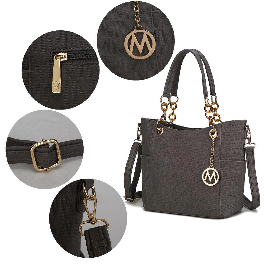 商品MKF Collection By Mia K.|Rylee Vegan Leather Tote Handbag,价格¥562,第3张图片详细描述
