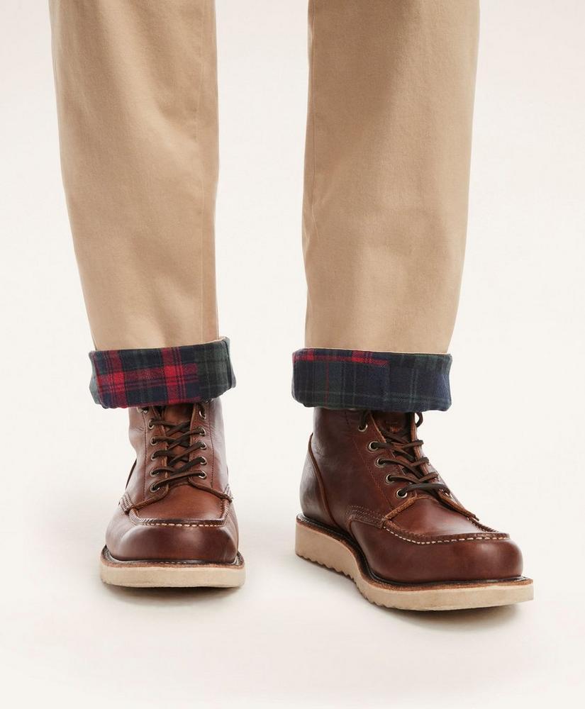 商品Brooks Brothers|布克兄弟弹力法兰绒男士休闲裤,价格¥1104,第6张图片详细描述