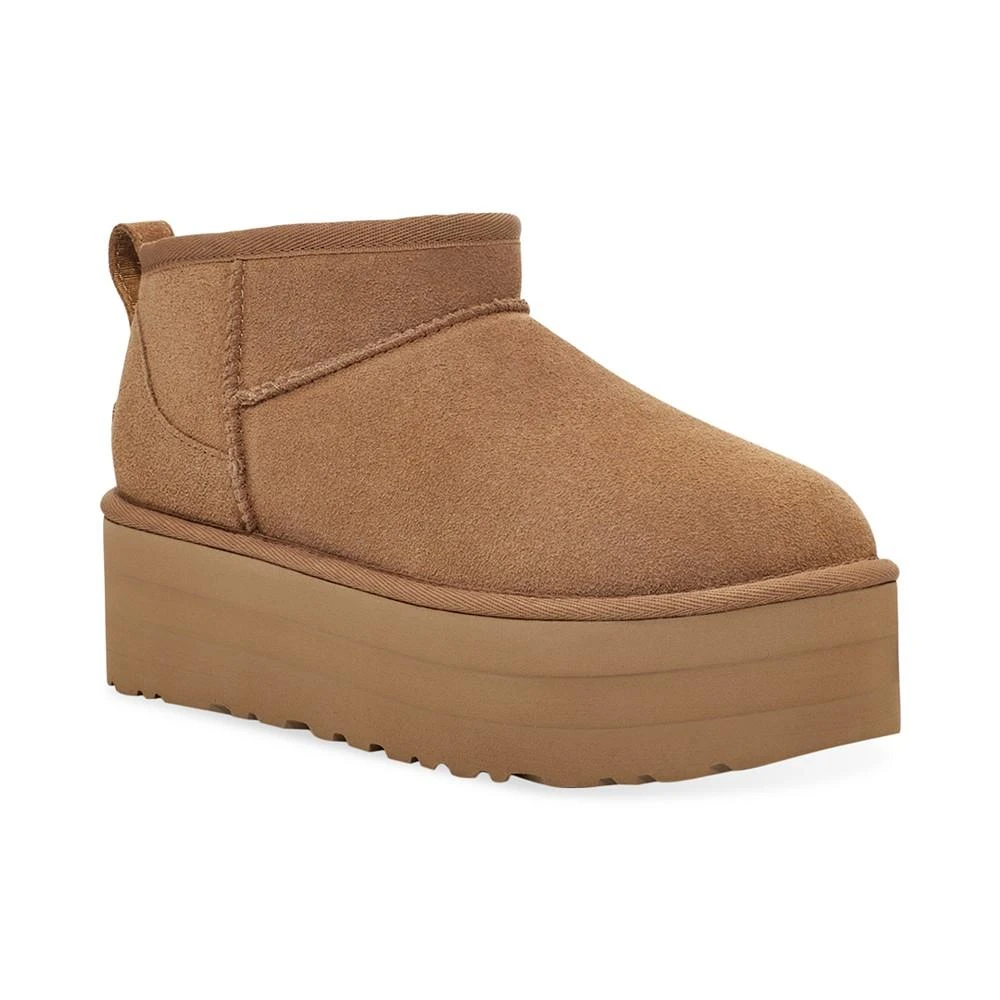 商品UGG|Women's Classic Ultra Mini Platform Booties,价格¥1188,第1张图片