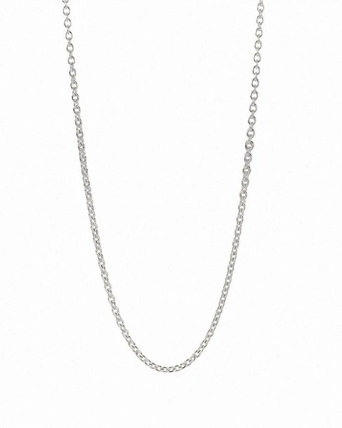 商品PANDORA|Oxidized Silver Chain Necklace, 17.7",价格¥217,第1张图片