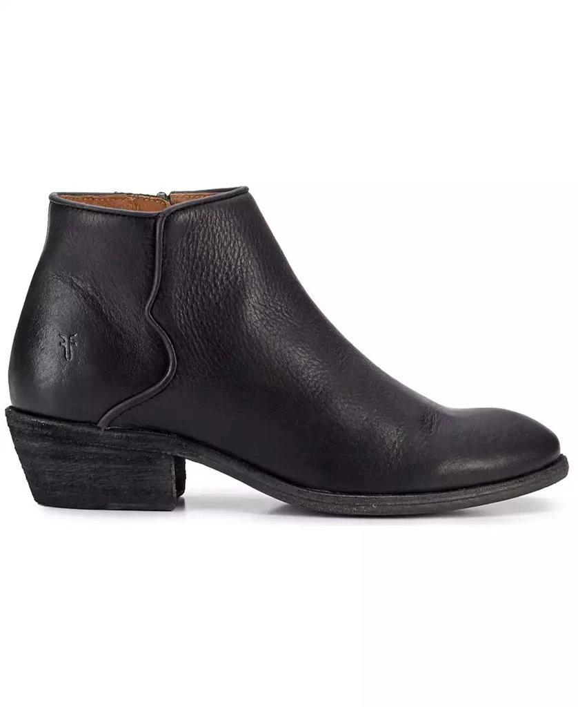 商品Frye|Women's Carson Western Piping Leather Ankle Booties,价格¥1393,第2张图片详细描述