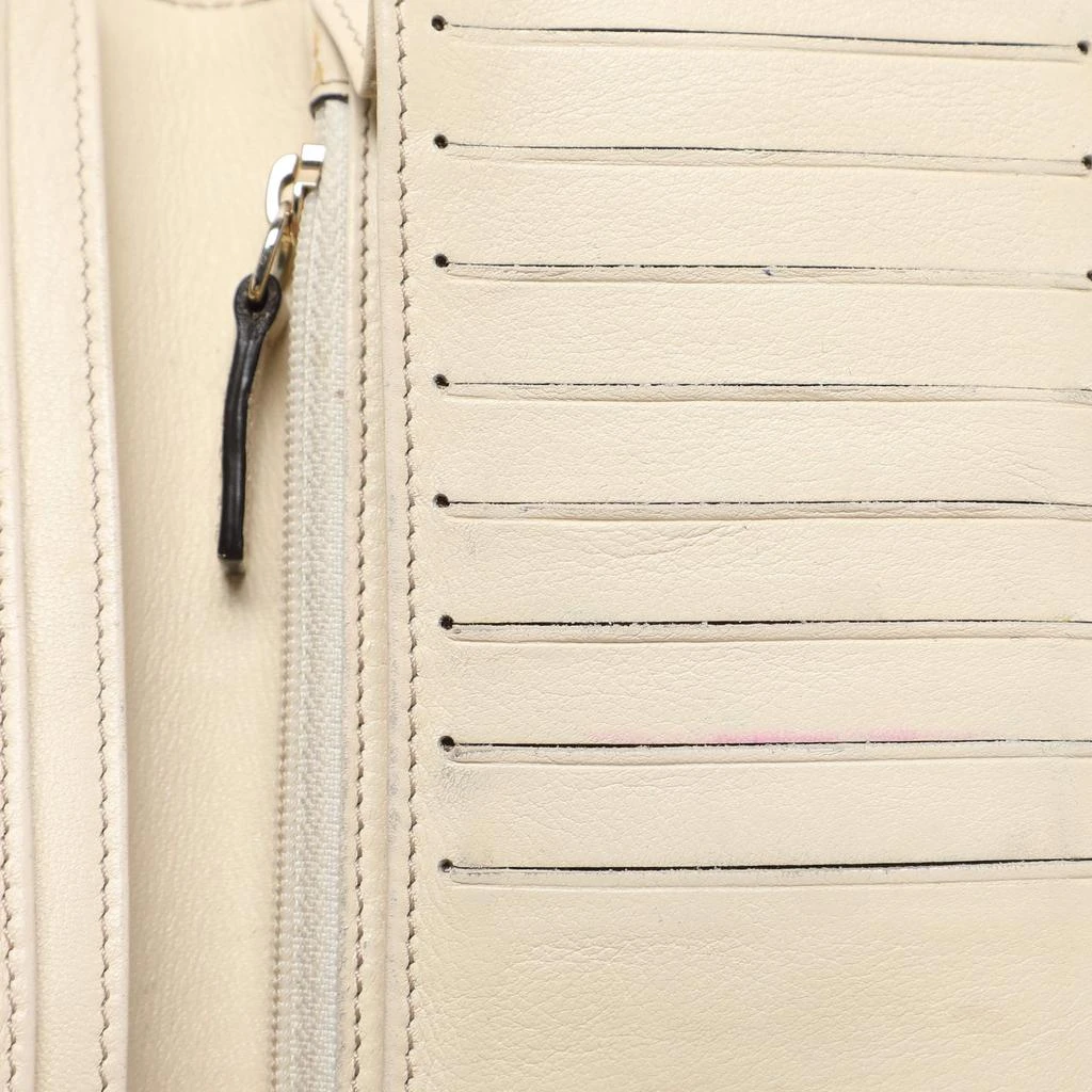商品[二手商品] Celine|Celine Brown/Cream Macadam Canvas Triomphe Vintage French Wallet,价格¥2057,第3张图片详细描述