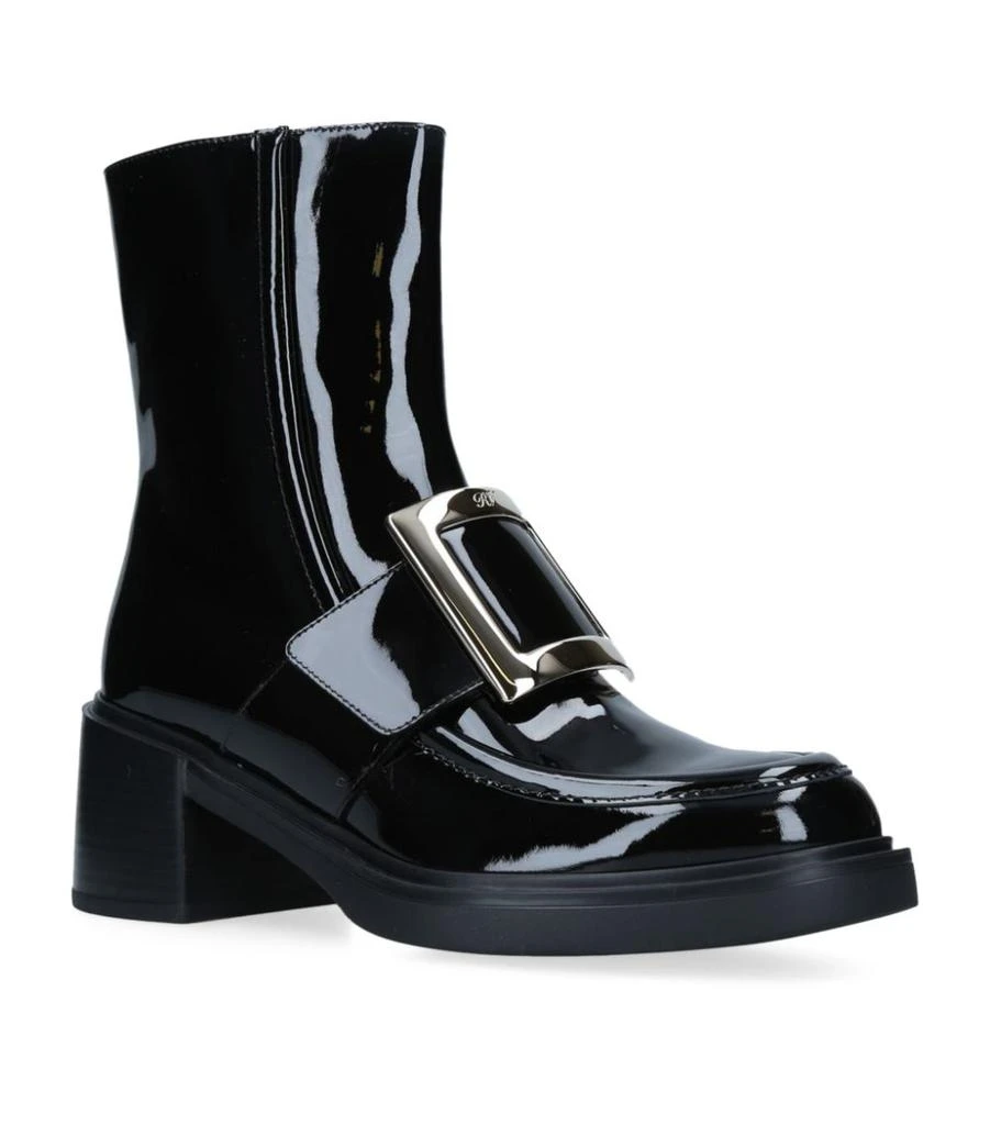 商品Roger Vivier|Patent Leather Viv' Rangers Boots 60,价格¥8342,第1张图片