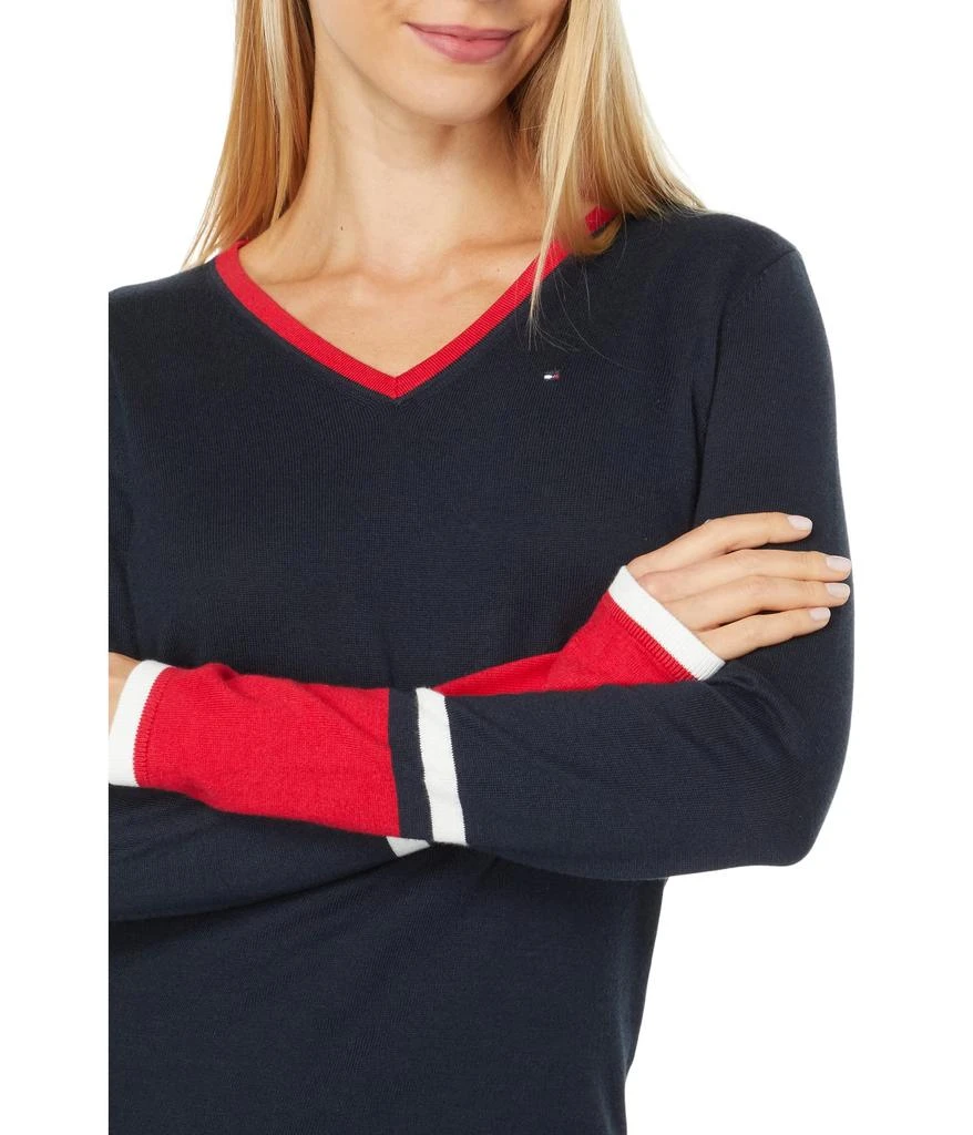 商品Tommy Hilfiger|Bold Tipped Ivy Sweater,价格¥312,第3张图片详细描述