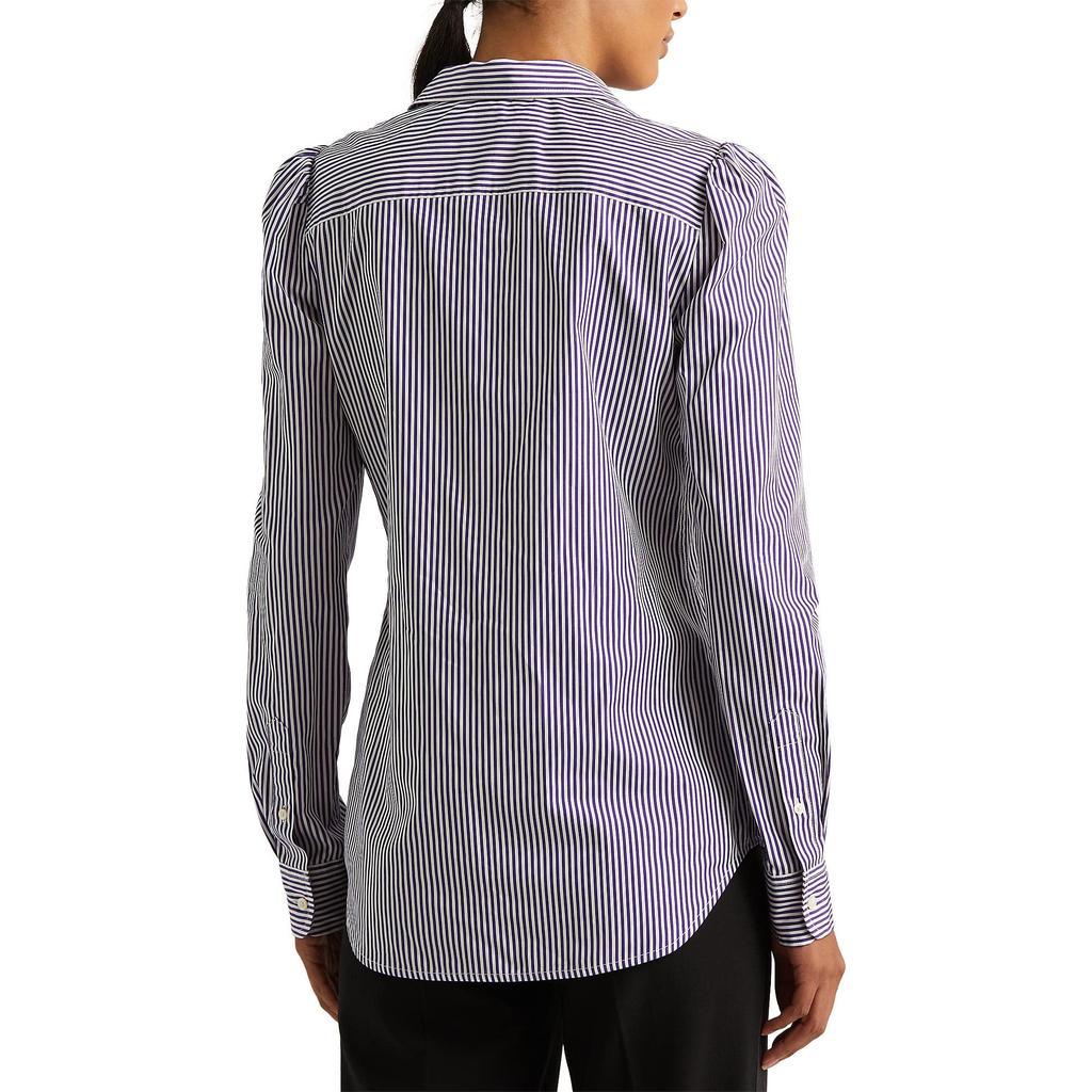 商品Ralph Lauren|Striped Cotton Broadcloth Shirt,价格¥309-¥315,第4张图片详细描述