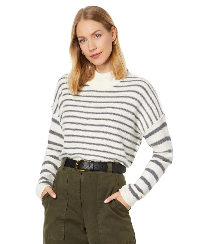 商品Madewell|Stripe Jamaica Mock Neck,价格¥255,第1张图片