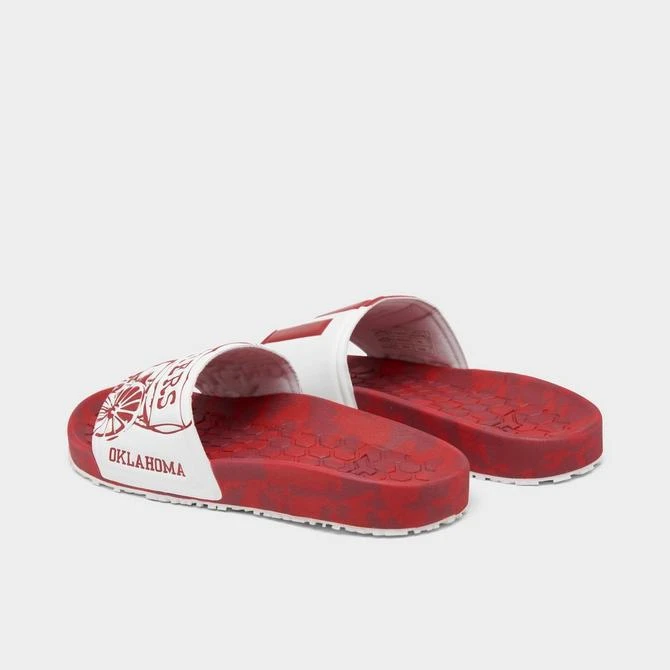 Hype Co. Oklahoma Sooners College Slydr Slide Sandals 商品