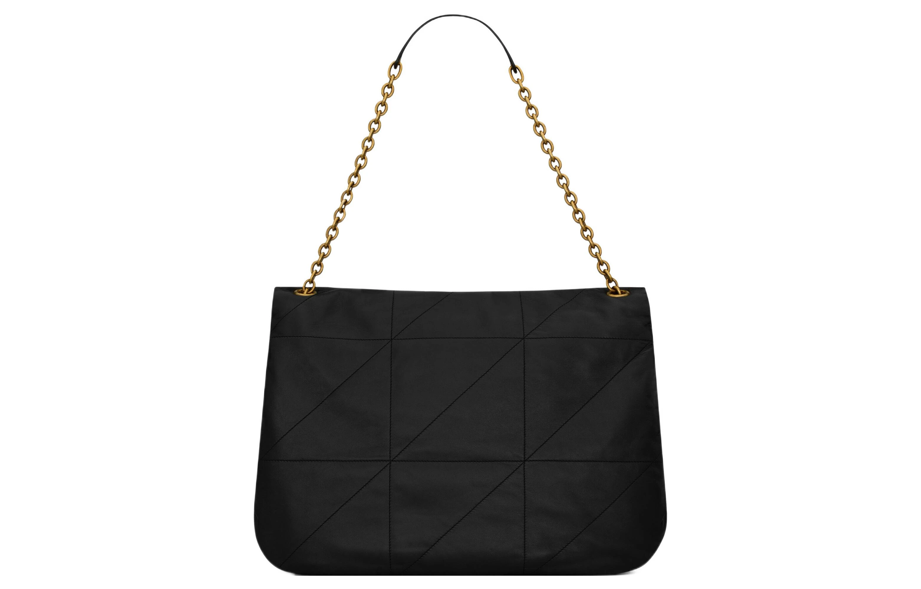 商品[国内直发] Yves Saint Laurent|圣罗兰 YSL JAMIE 4.3 Logo标识链条 小羊皮 手提单肩包 女款 黑色,价格¥24298,第4张图片详细描述