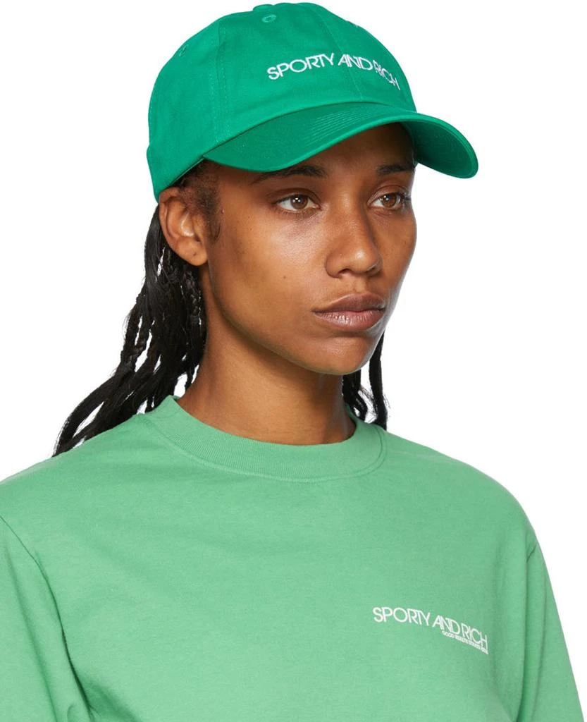 商品Sporty & Rich|Green Disco Hat,价格¥314,第2张图片详细描述