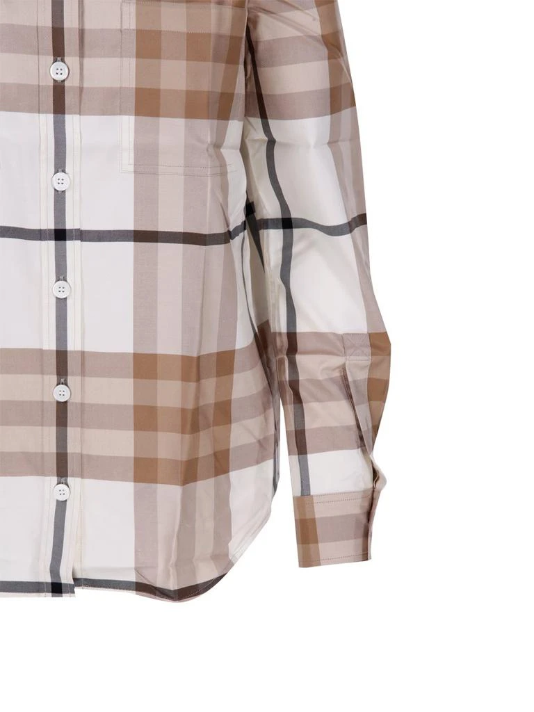 商品Burberry|Burberry Checked Long-Sleeved Shirt,价格¥3753,第4张图片详细描述