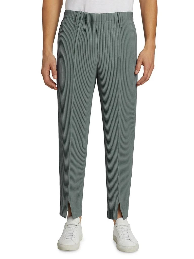 商品Homme Plissé Issey Miyake|Flowers And Vases Tailored Plissé Pants,价格¥3134,第3张图片详细描述