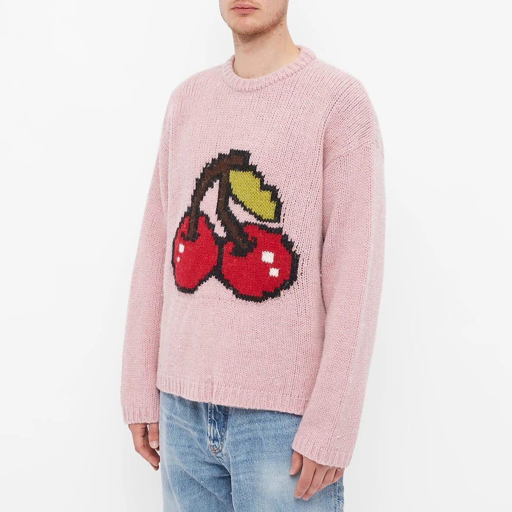 商品Our Legacy|Our Legacy Sonar Cherries Intarsia Crew Knit,价格¥1354,第2张图片详细描述