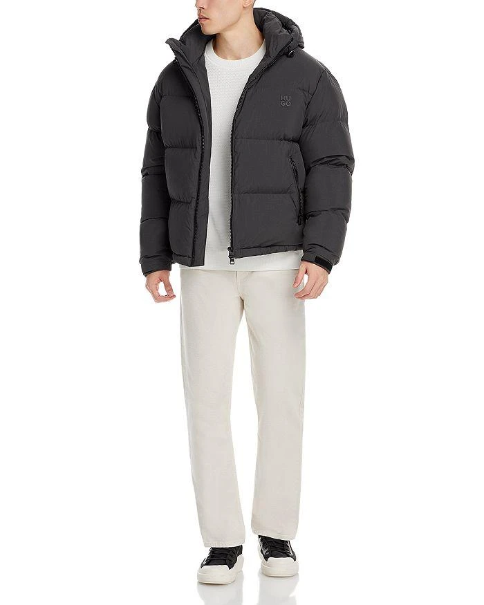 商品Hugo Boss|Bironto Hooded Water Repellent Down Puffer Jacket,价格¥1693,第2张图片详细描述