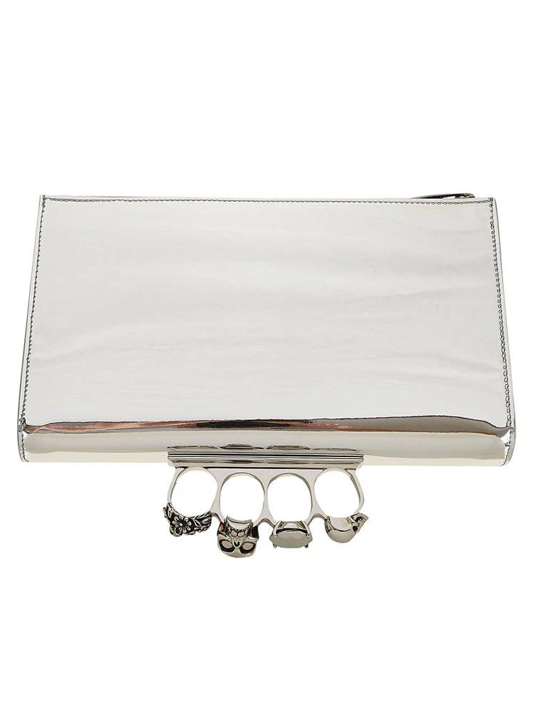 商品Alexander McQueen|Alexander McQueen Skull Embellished Clutch Bag,价格¥6753,第1张图片