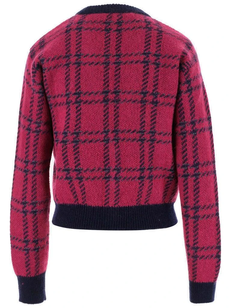 商品Alessandra Rich|Alessandra Rich Checked V-Neck Cardigan,价格¥3241,第2张图片详细描述