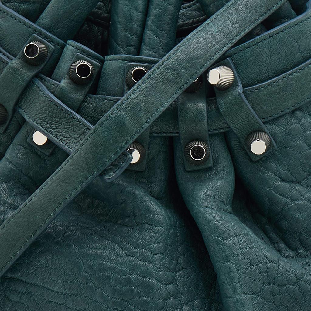 Alexander Wang Green Textured Leather Diego Bucket Bag商品第5张图片规格展示