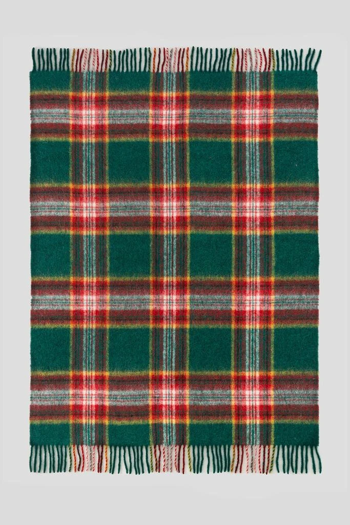 商品Woolrich|Blanket in an Alpaca, Mohair, and Wool Blend - Unisex - Blue,价格¥1065,第2张图片详细描述