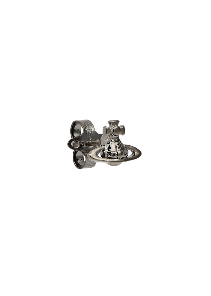 Lorelei orb gunmetal single stud earring商品第2张图片规格展示