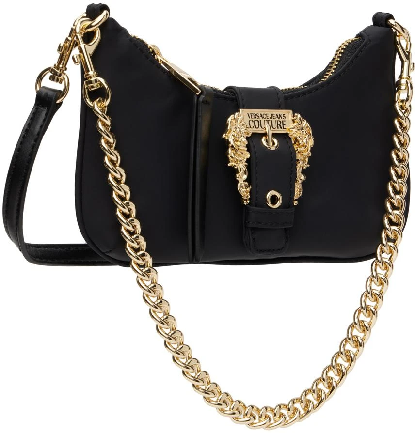 商品Versace|Black Baroque Buckle Bag,价格¥1718,第2张图片详细描述