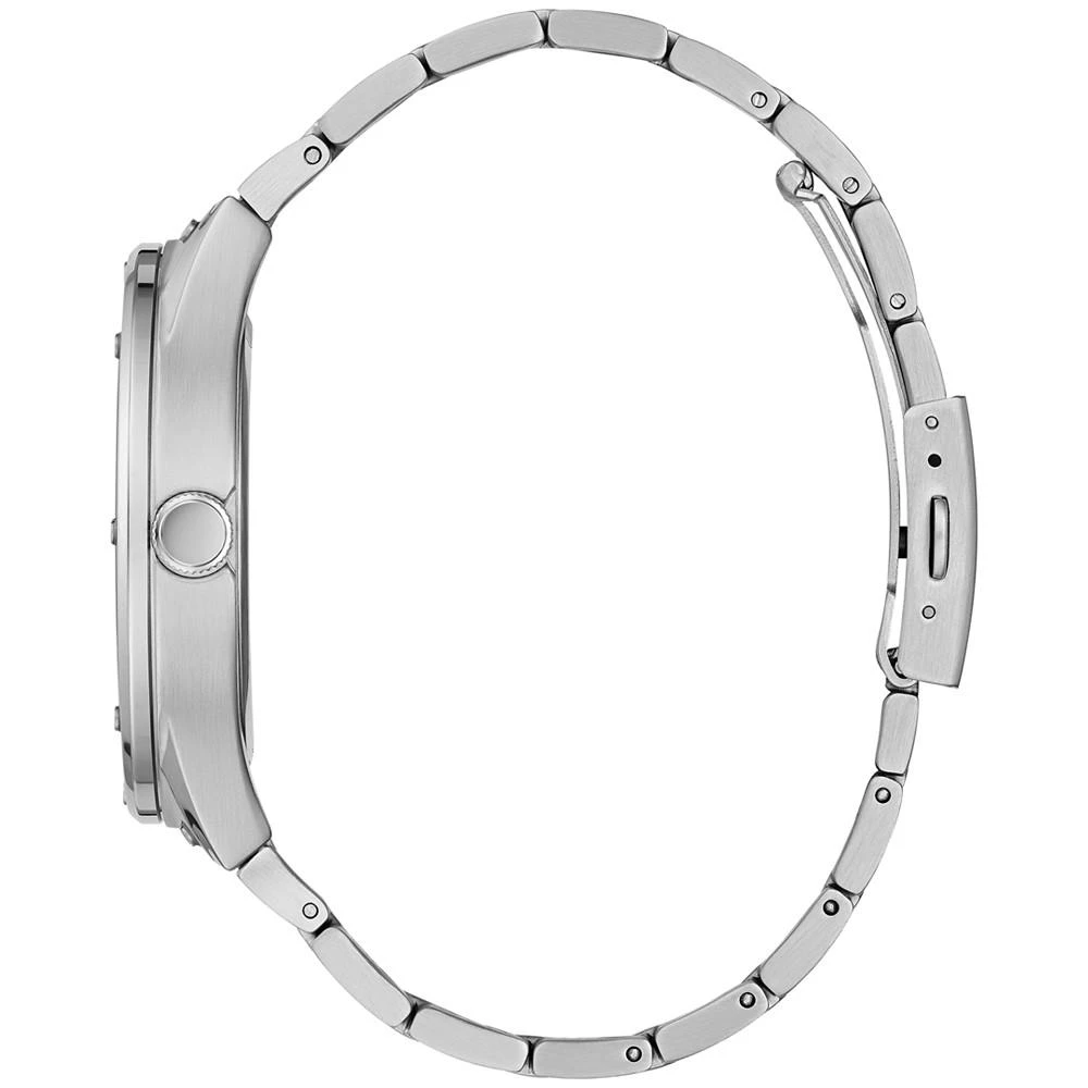 商品GUESS|Men's Diamond Accent Stainless Steel Bracelet Watch 44mm,价格¥449,第4张图片详细描述