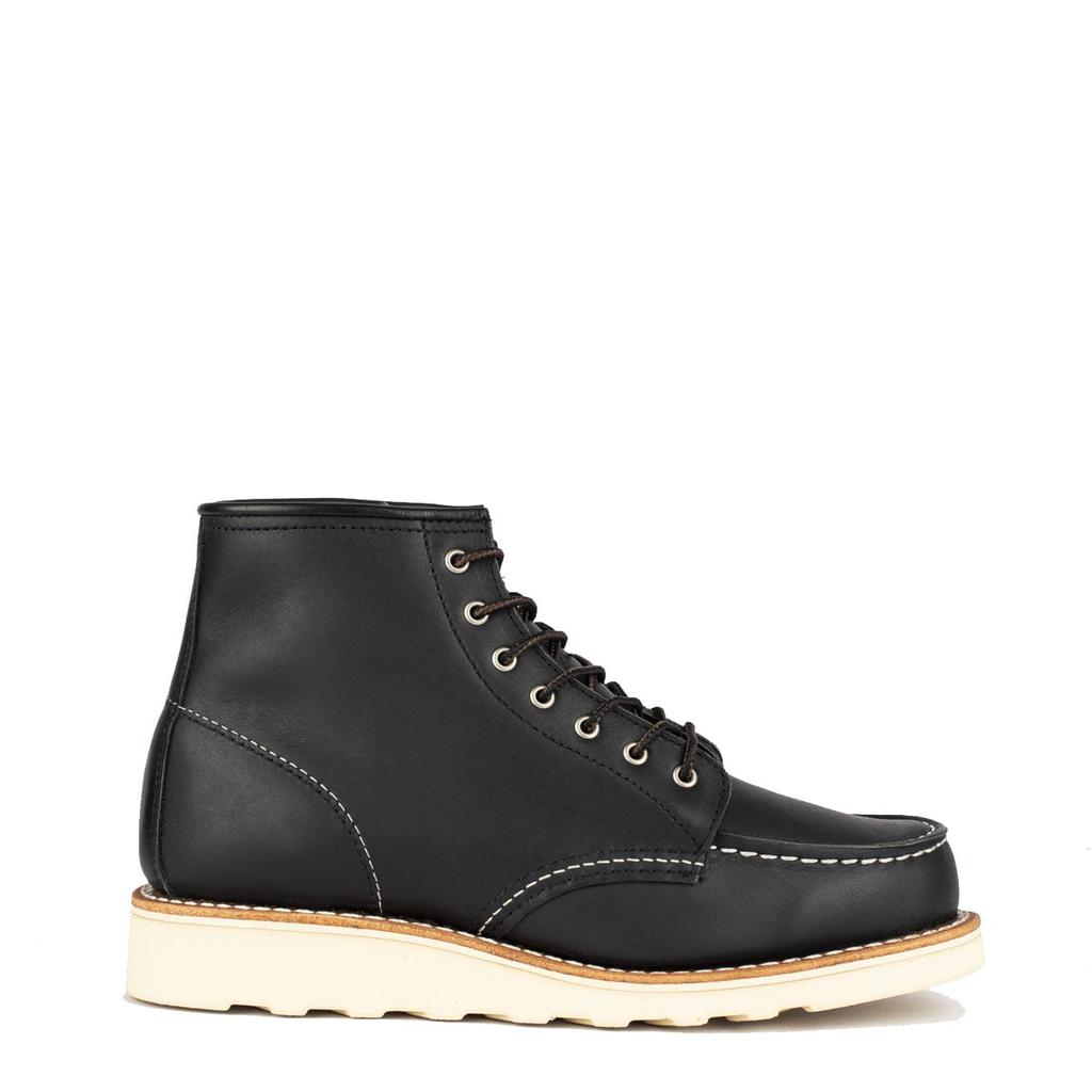 Red Wing Womens 6-Inch Moc Toe Boot Black Boundary商品第1张图片规格展示