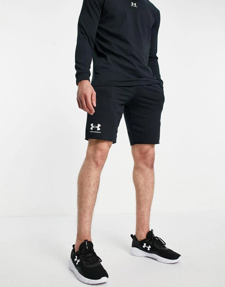商品Under Armour|Under Armour Rival terry shorts in black,价格¥325,第4张图片详细描述