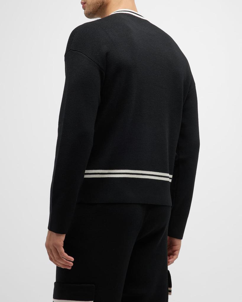 商品Palm Angels|Men's Track Band Wool Sweater,价格¥6380,第6张图片详细描述