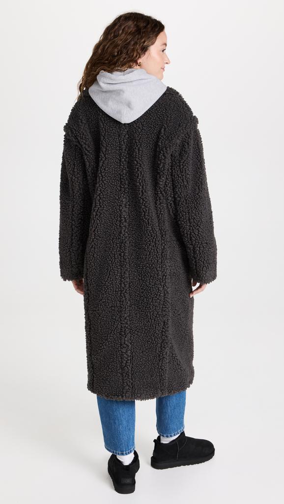 商品UGG|UGG Gertrude Long Teddy Coat,价格¥1767,第5张图片详细描述
