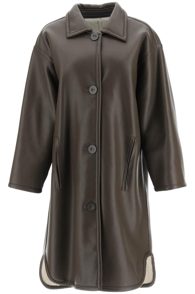Stand gisla reversible coat in eco-sheepskin商品第1张图片规格展示