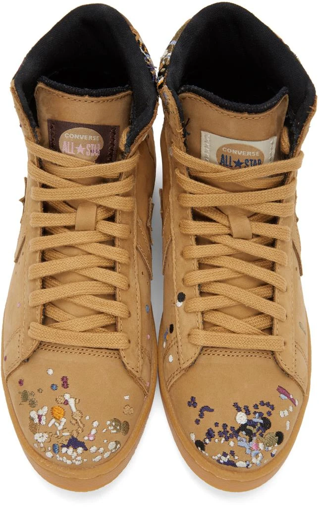 商品Converse|Brown Bandulu Edition Pro Leather High Sneakers,价格¥258,第5张图片详细描述