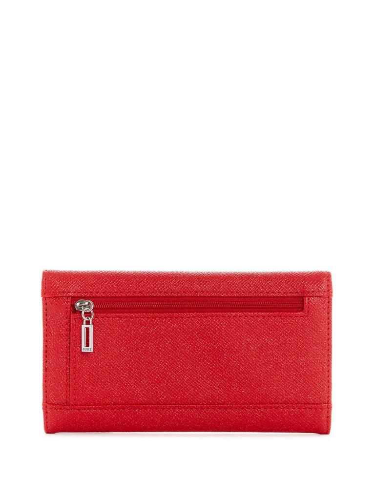 商品Guess Factory|Abree Saffiano Slim Clutch Wallet,价格¥199,第4张图片详细描述