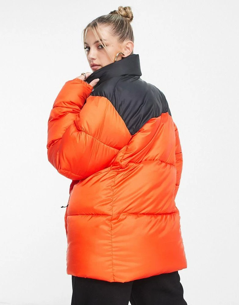 商品Columbia|Columbia Puffect puffer jacket in black and red Exclusive at ASOS,价格¥749,第3张图片详细描述