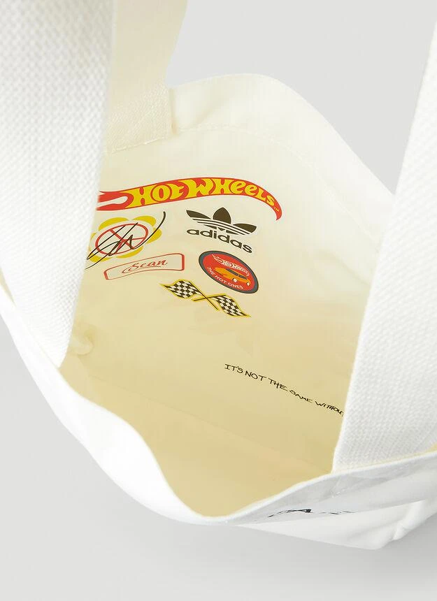 商品Adidas|Graphic Print Shopper Tote Bag in White,价格¥173,第5张图片详细描述