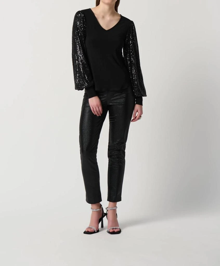 Joseph Ribkoff - SPARKLE SLEEVE TOP 商品