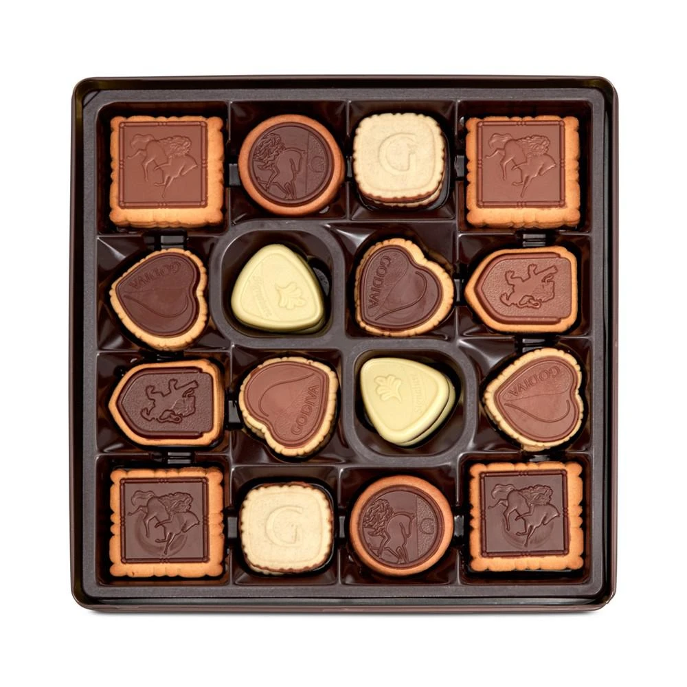 商品Godiva|精选巧克力曲奇礼盒 46块 锡盒装,价格¥451,第2张图片详细描述