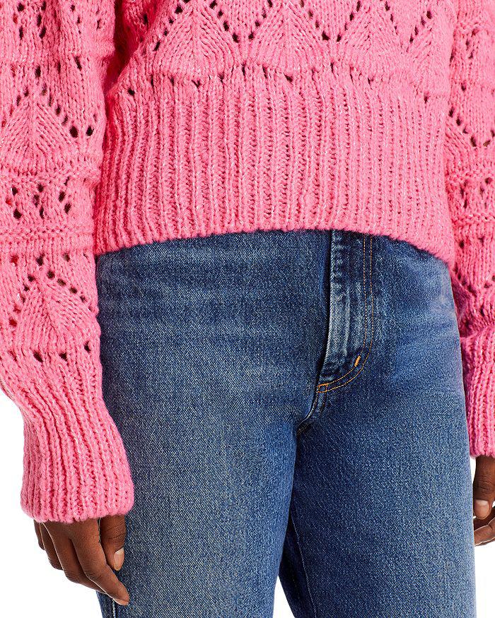 Pointelle Mock Neck Sweater - 100% Exclusive商品第6张图片规格展示