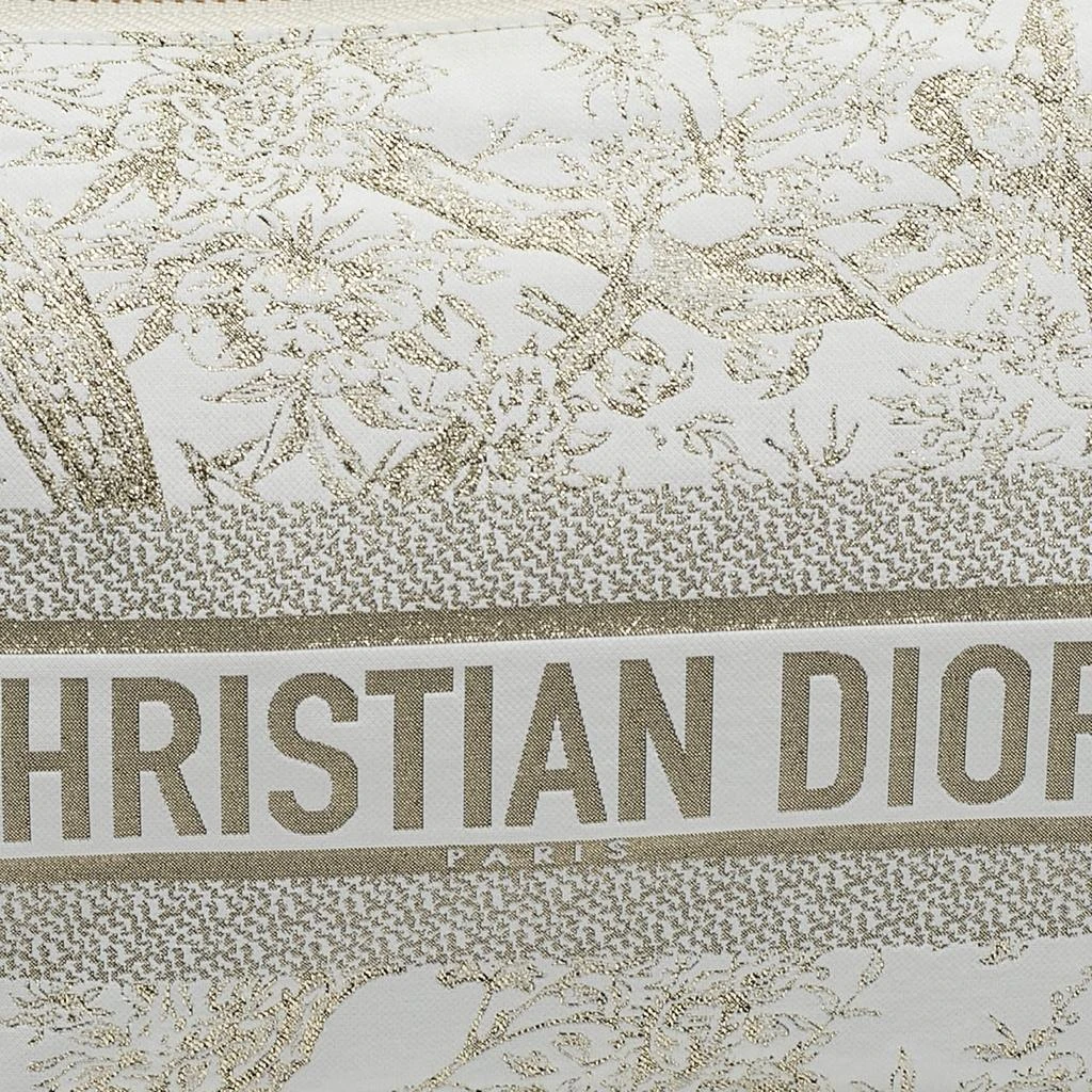 商品[二手商品] Dior|Dior White Fabric Toile de Jouy Medium Travel Nomad Pouch,价格¥7162,第5张图片详细描述