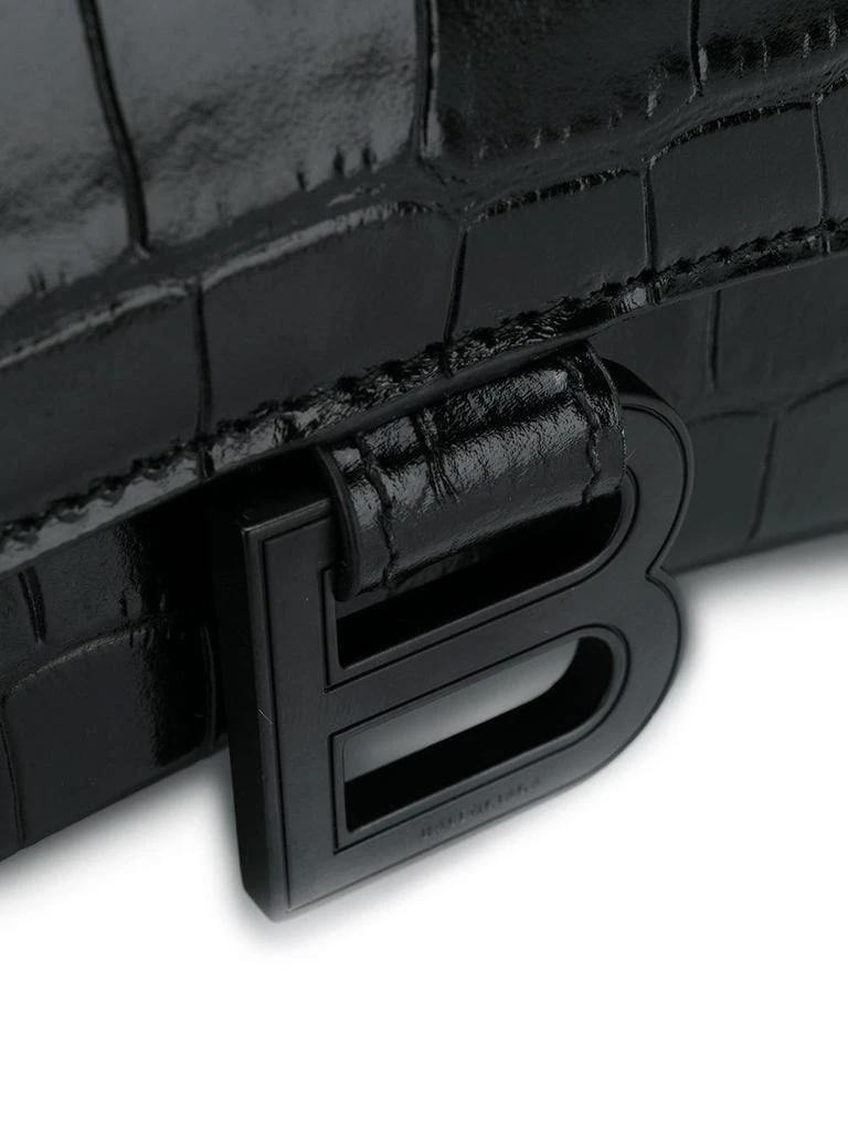 商品Balenciaga|BALENCIAGA - Hourglass Small Leather Top-handle Bag,价格¥17529,第3张图片详细描述