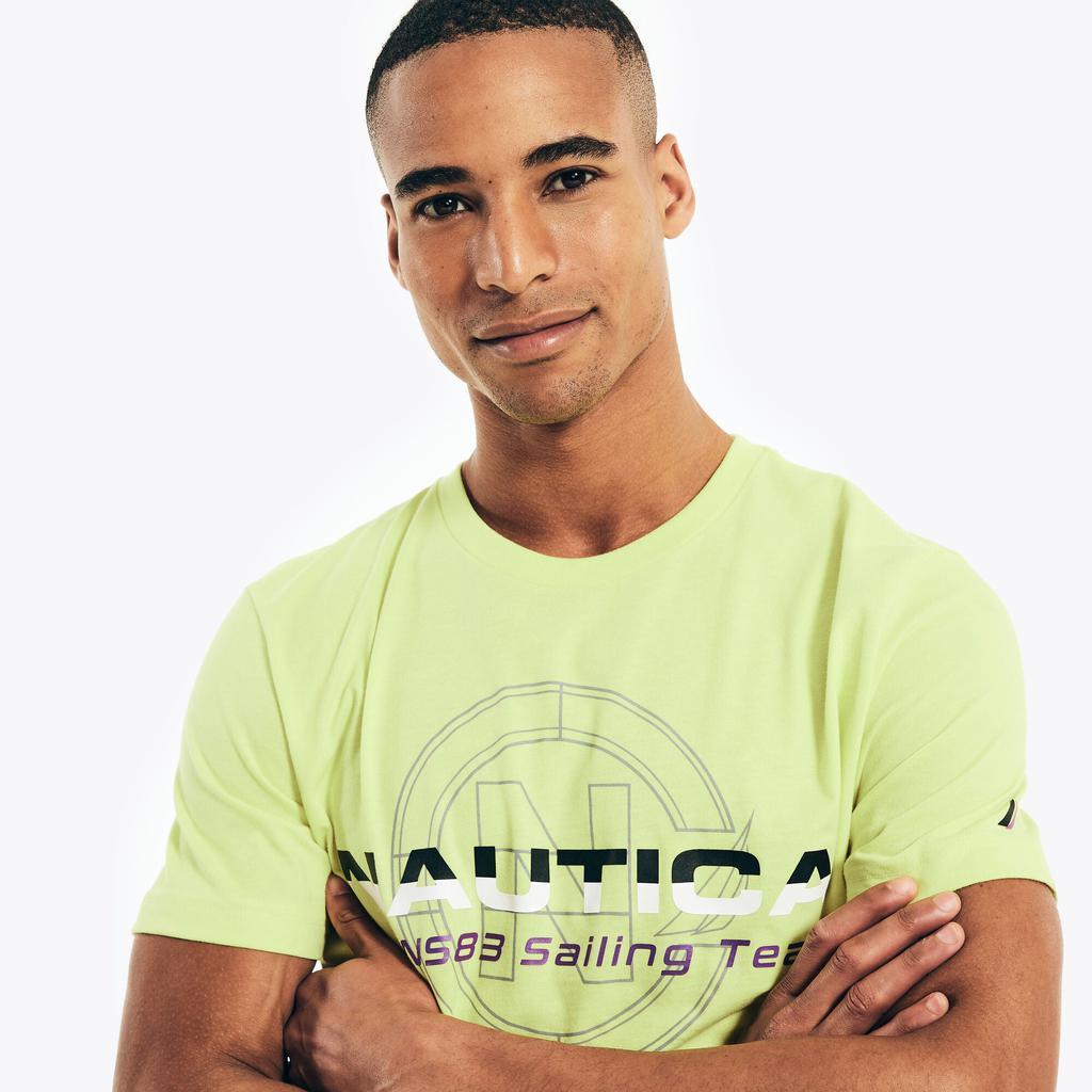 Nautica Mens Sustainably Crafted Sailing Team Graphic T-Shirt商品第4张图片规格展示