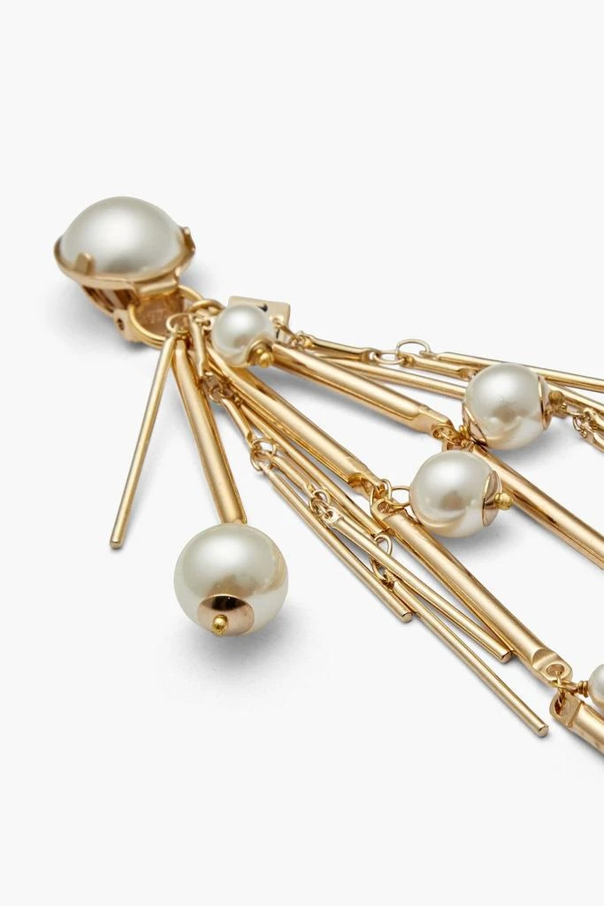商品ROSANTICA|Gold-tone faux pearl clip earrings,价格¥945,第5张图片详细描述