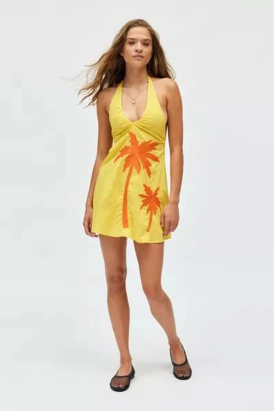 商品Kimchi Blue|Kimchi Blue Ava Embroidered Halter Mini Dress,价格¥150,第3张图片详细描述