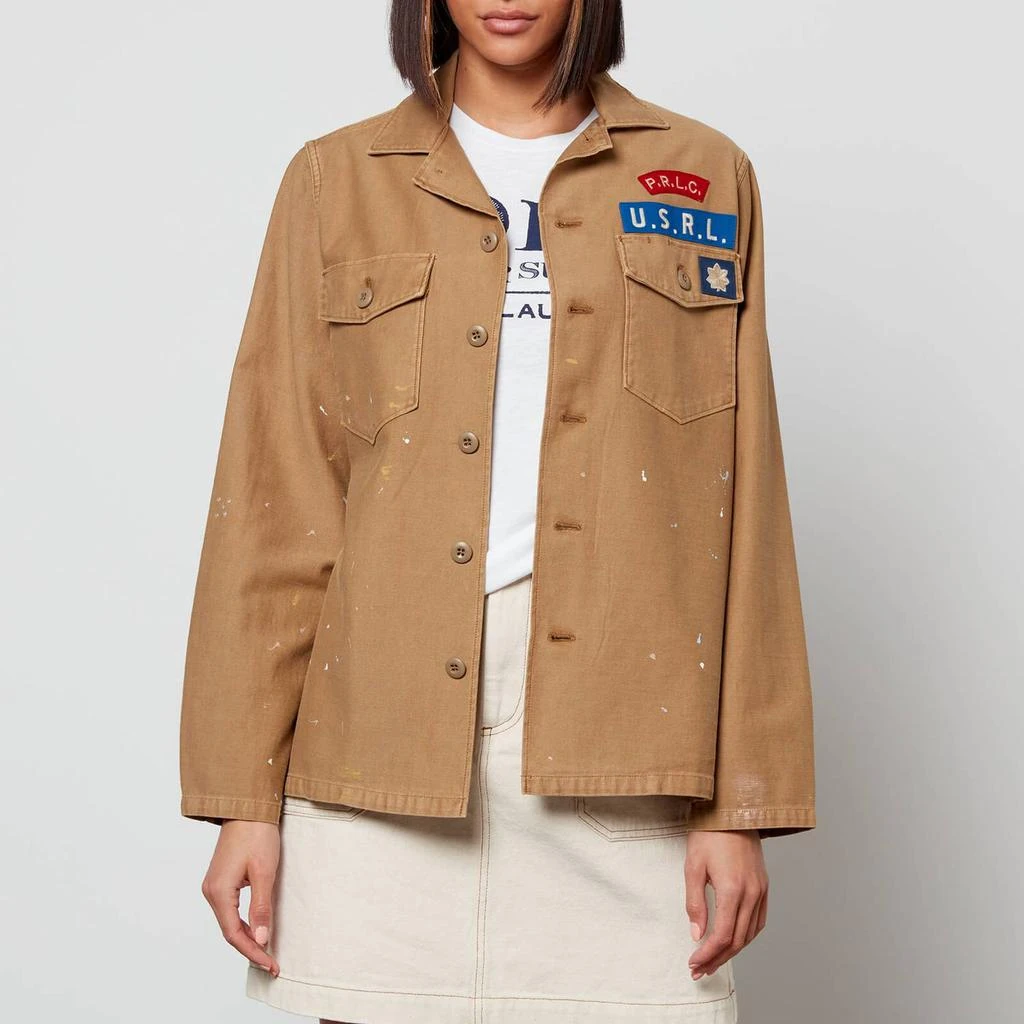 商品Ralph Lauren|Polo Ralph Lauren Women's Utility Shirt Jacket - New Ghurka,价格¥646,第1张图片