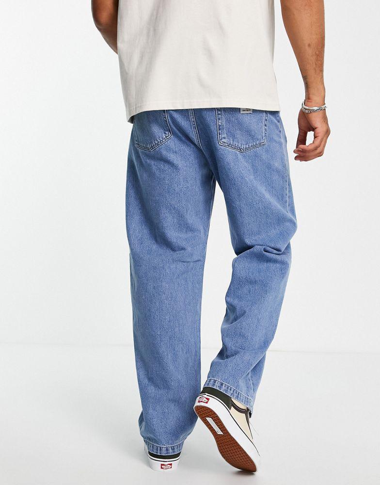 商品Carhartt|Carhartt WIP landon loose tapered fit jeans in blue wash,价格¥880,第4张图片详细描述