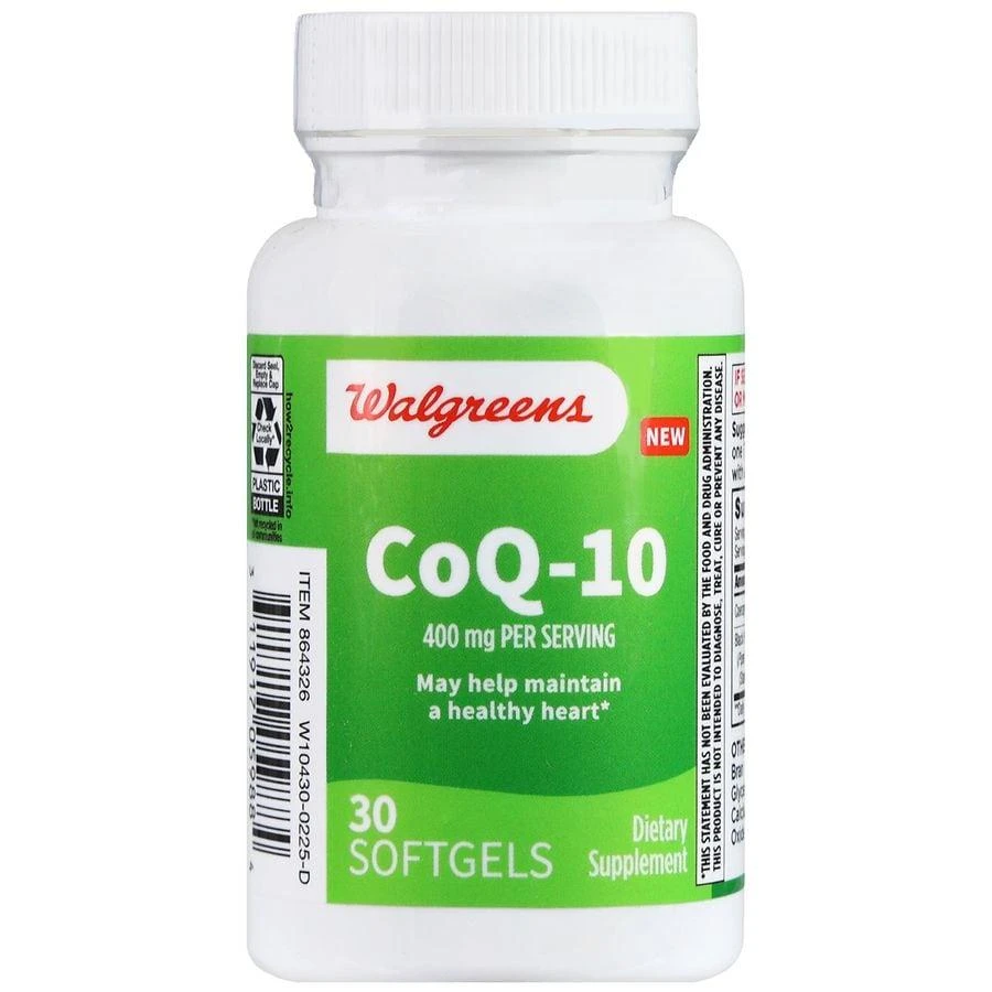 商品Walgreens|CoQ-10 400 mg Softgels,价格¥190,第1张图片