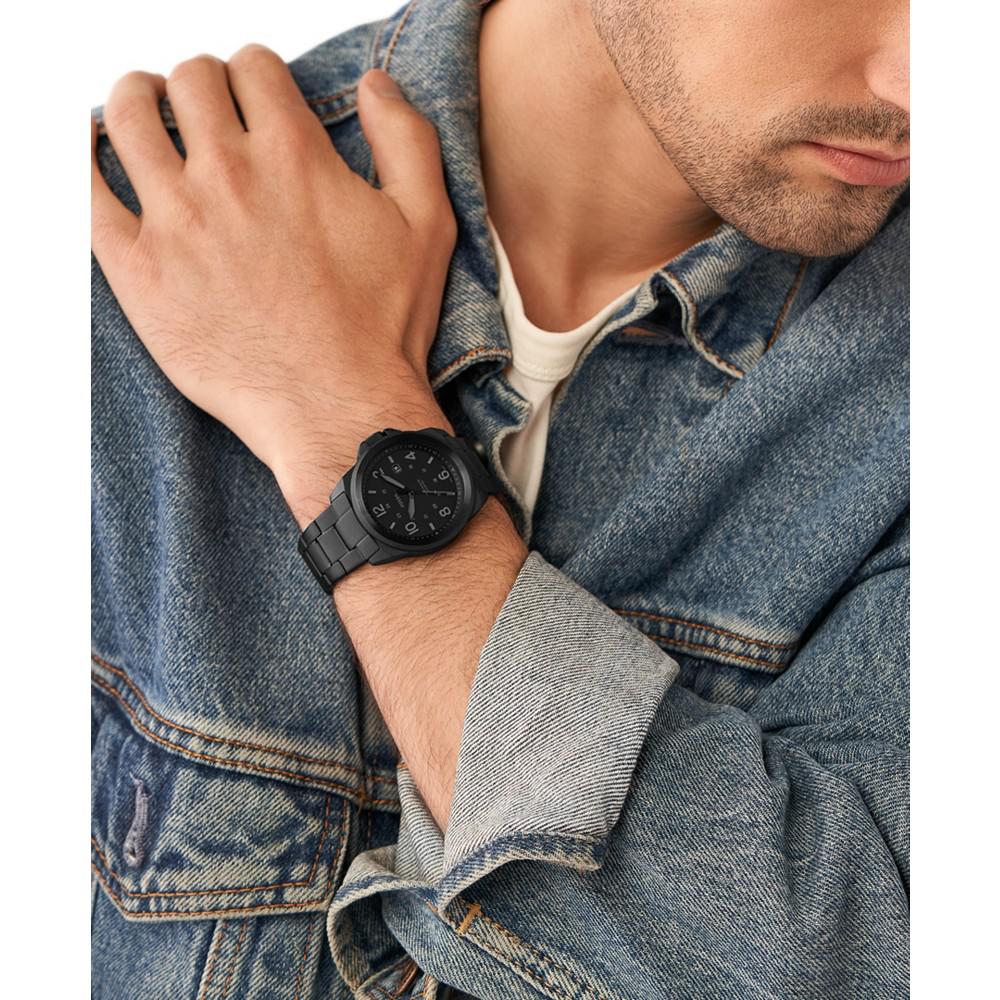 Men's Bronson Black Stainless Steel Bracelet Watch, 40mm商品第4张图片规格展示